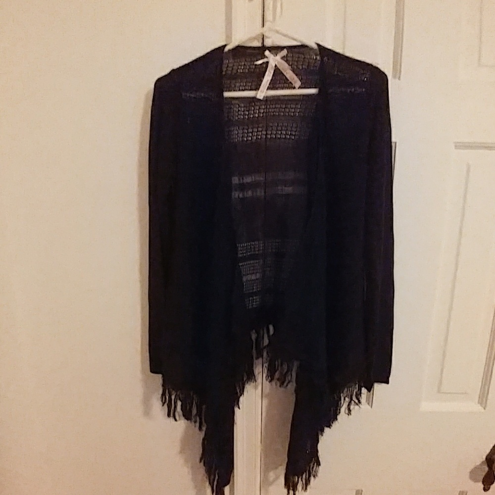 Black, white and beige cardigans